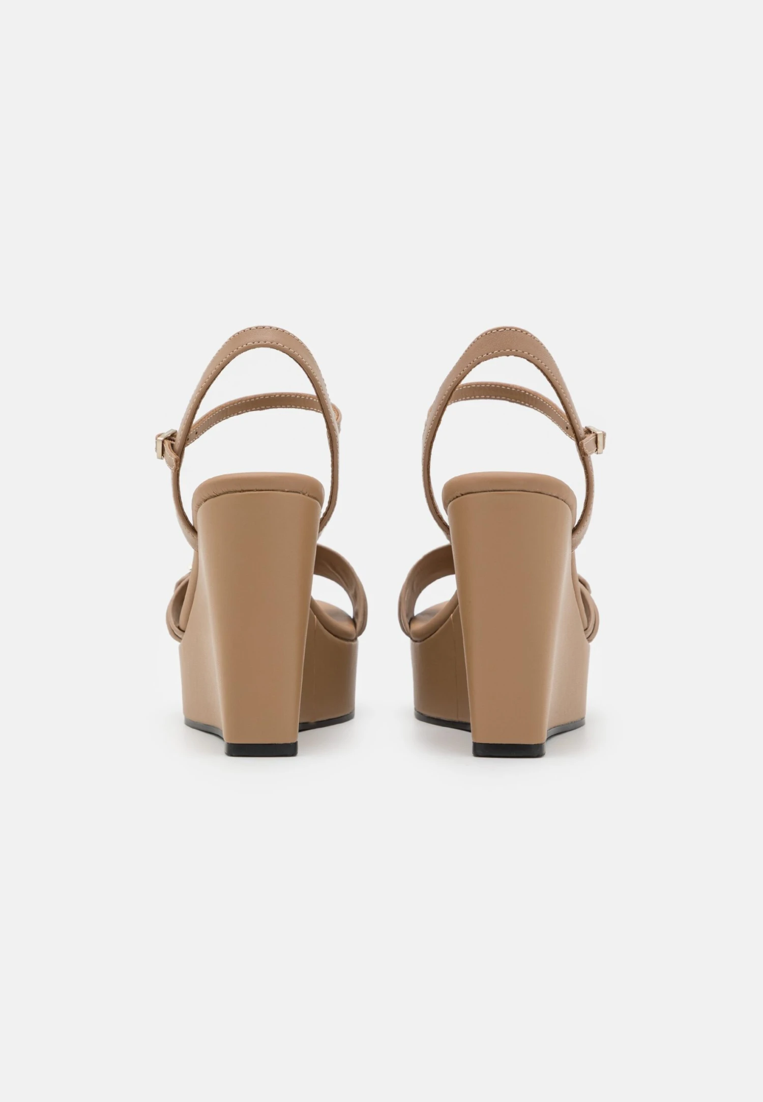 Calvin Klein Wedge- Sandalen Met Hoge Hak - Safari - Afbeelding 4