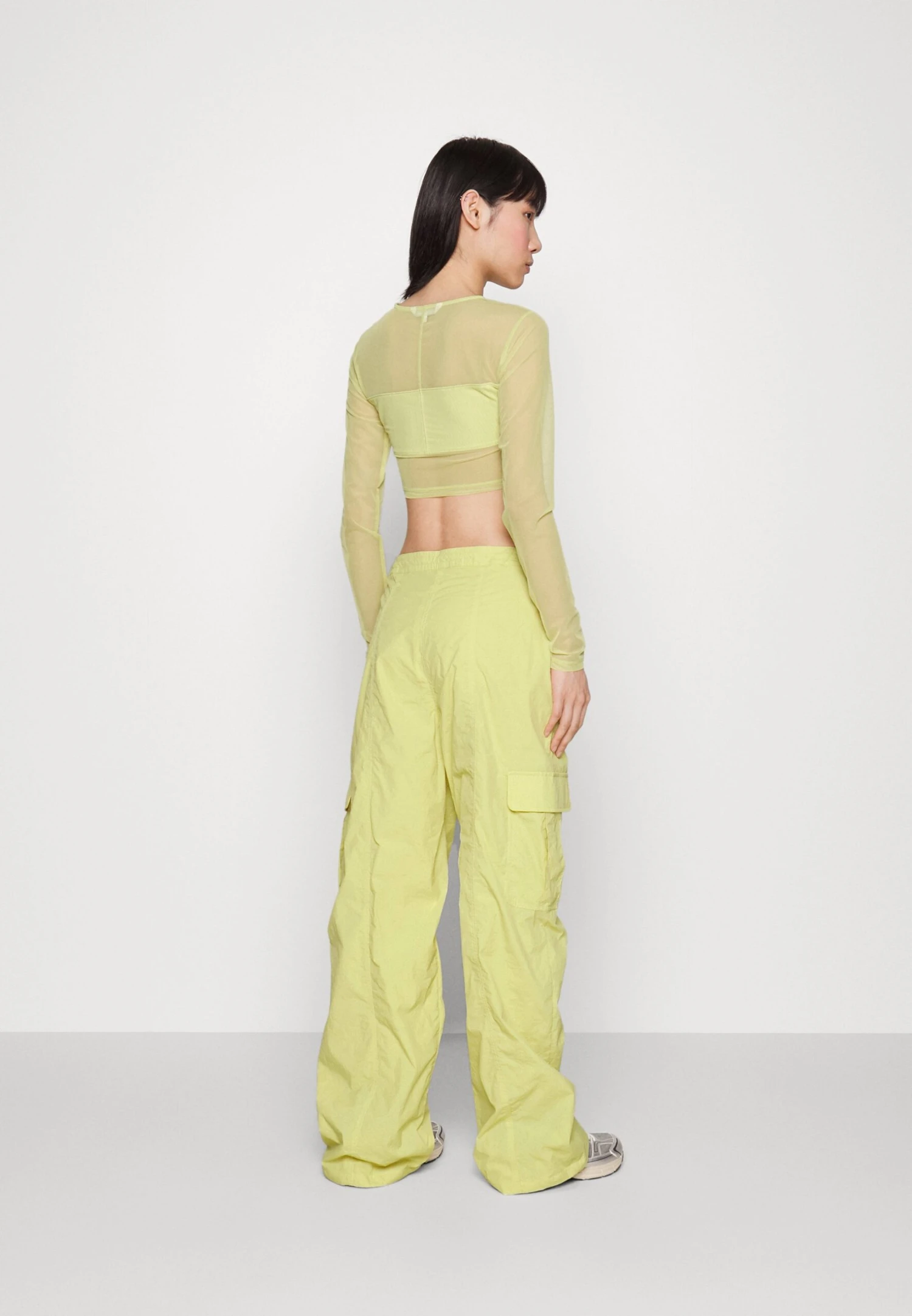 Calvin Klein Jeans Soft TouchWide Pant - Broek - Yellow Sand - Afbeelding 3