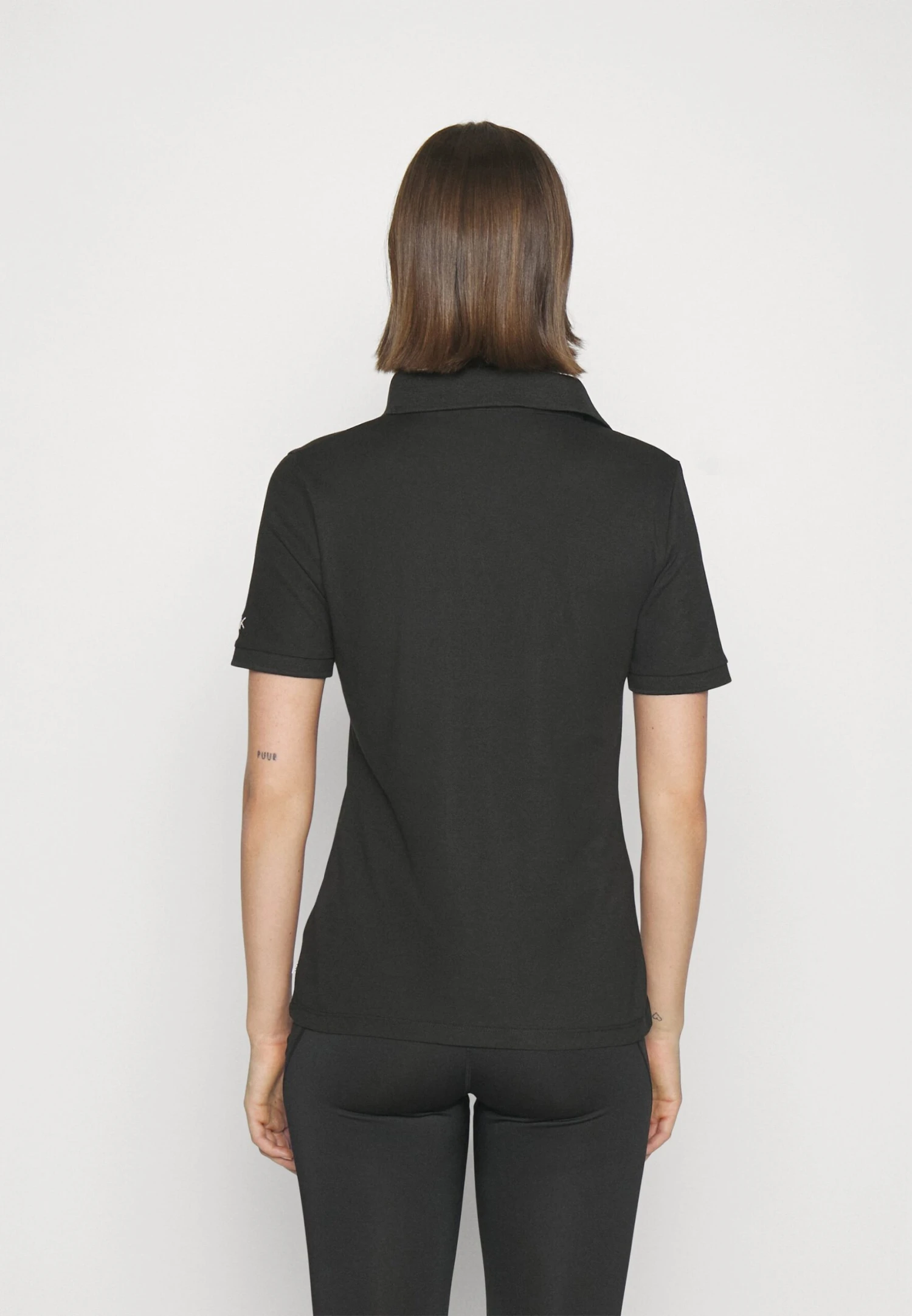 Open Neck - Poloshirt - Black - Afbeelding 3