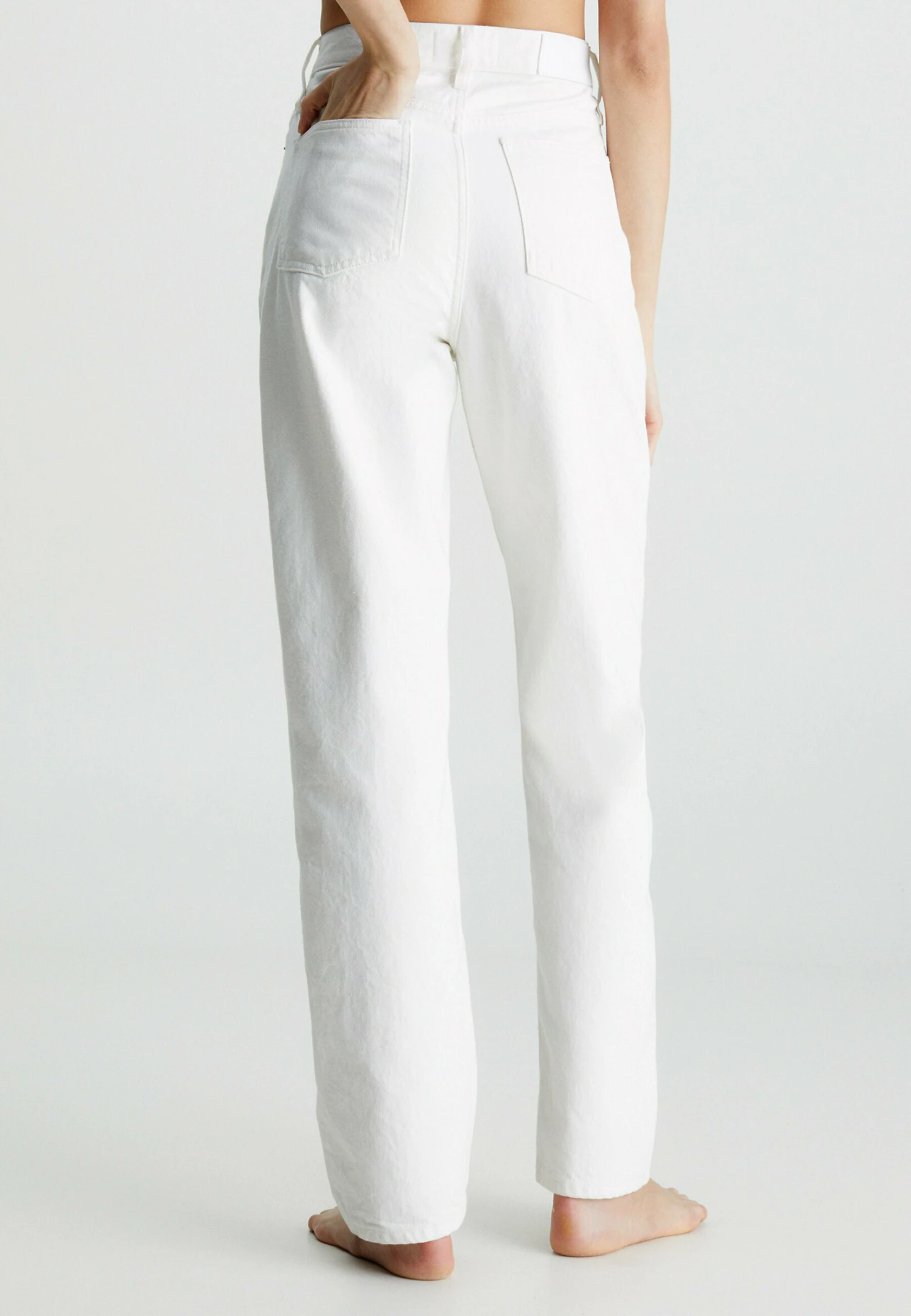 Calvin Klein High Rise - Straight Leg Jeans - Denim Light - Afbeelding 2