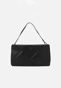 Calvin Klein Lock Quilt Clutch - Schoudertas - Black
