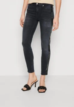 Calvin Klein Jeans Mid Rise Skinny Ankle - Jeans Skinny Fit - Denim Grey