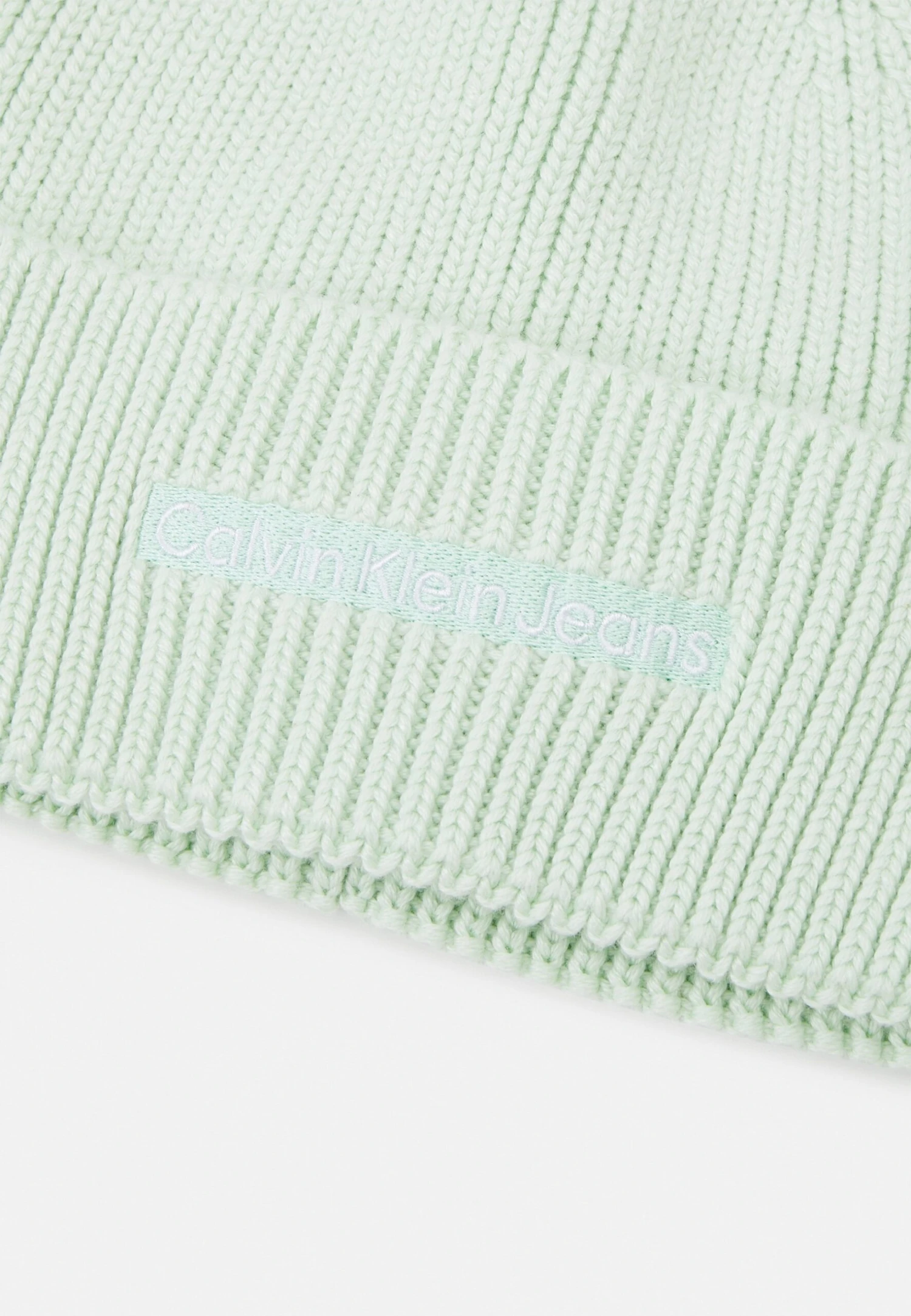 Calvin Klein Jeans Institutional Beanie - Muts - Canary Green - Afbeelding 3