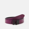 Calvin Klein Jeans Round Mono Belt - Riem - Black/Amaranth