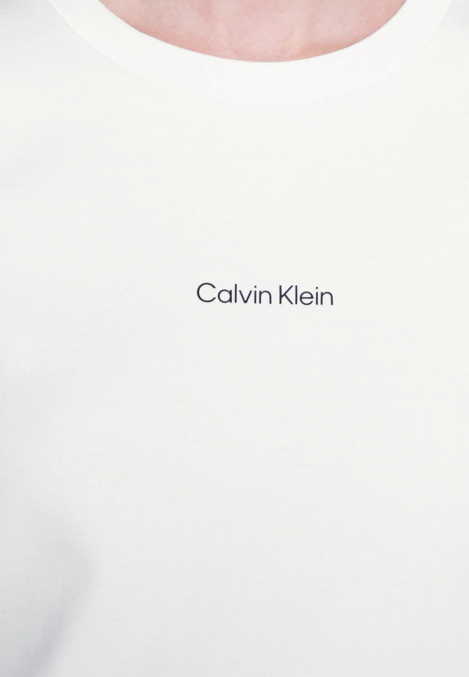 Calvin Klein Micro Logo - Sweater - Bright White - Afbeelding 6