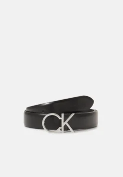 Calvin Klein Re-Lock Logo Belt 30Mm - Riem - Black