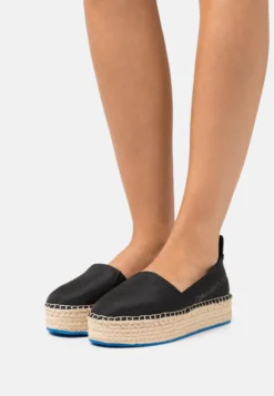 Calvin Klein Jeans Flatform Espadrille Soft- Espadrilles - Black