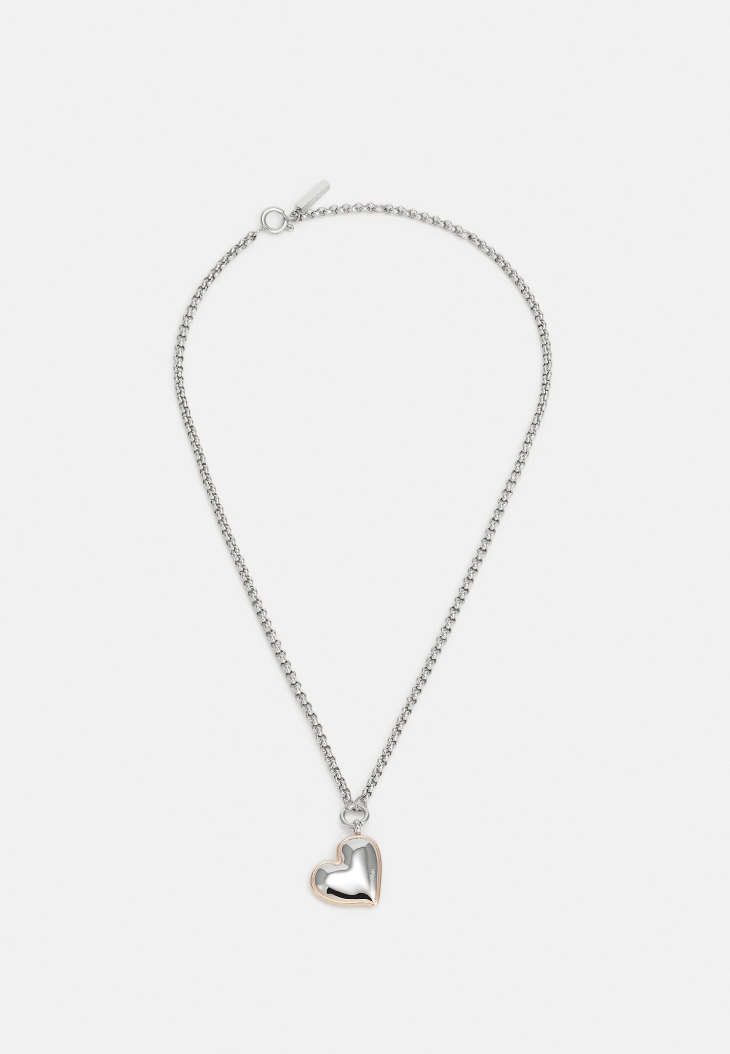 Calvin Klein Polished On Hearts Necklace - Ketting - Silver-Coloured