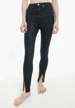 Calvin Klein Jeans High Rise Super - Jeans Skinny Fit - Denim Black