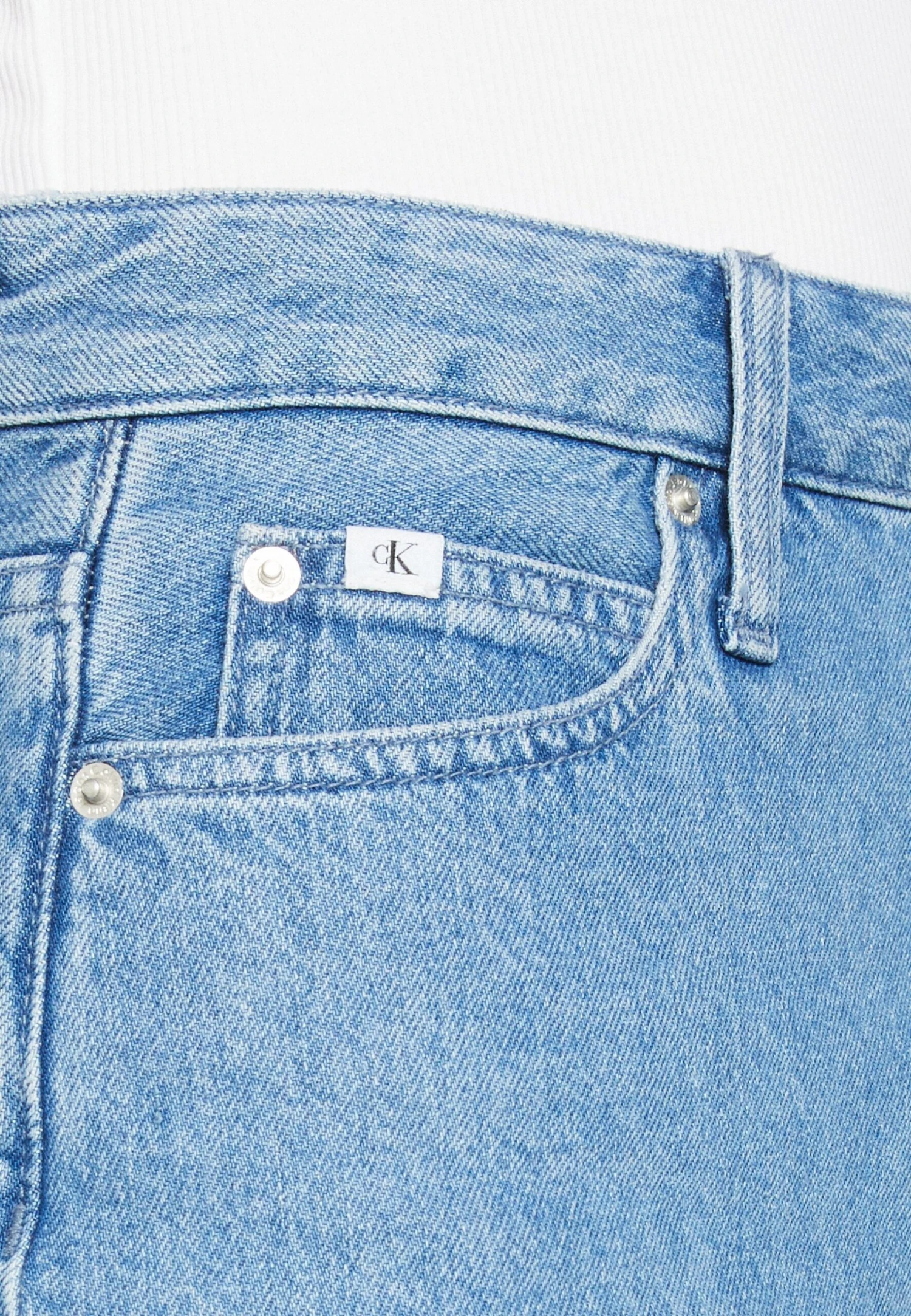 Calvin Klein Jeans Micro Skirt - Minirok - Denim Light - Afbeelding 6