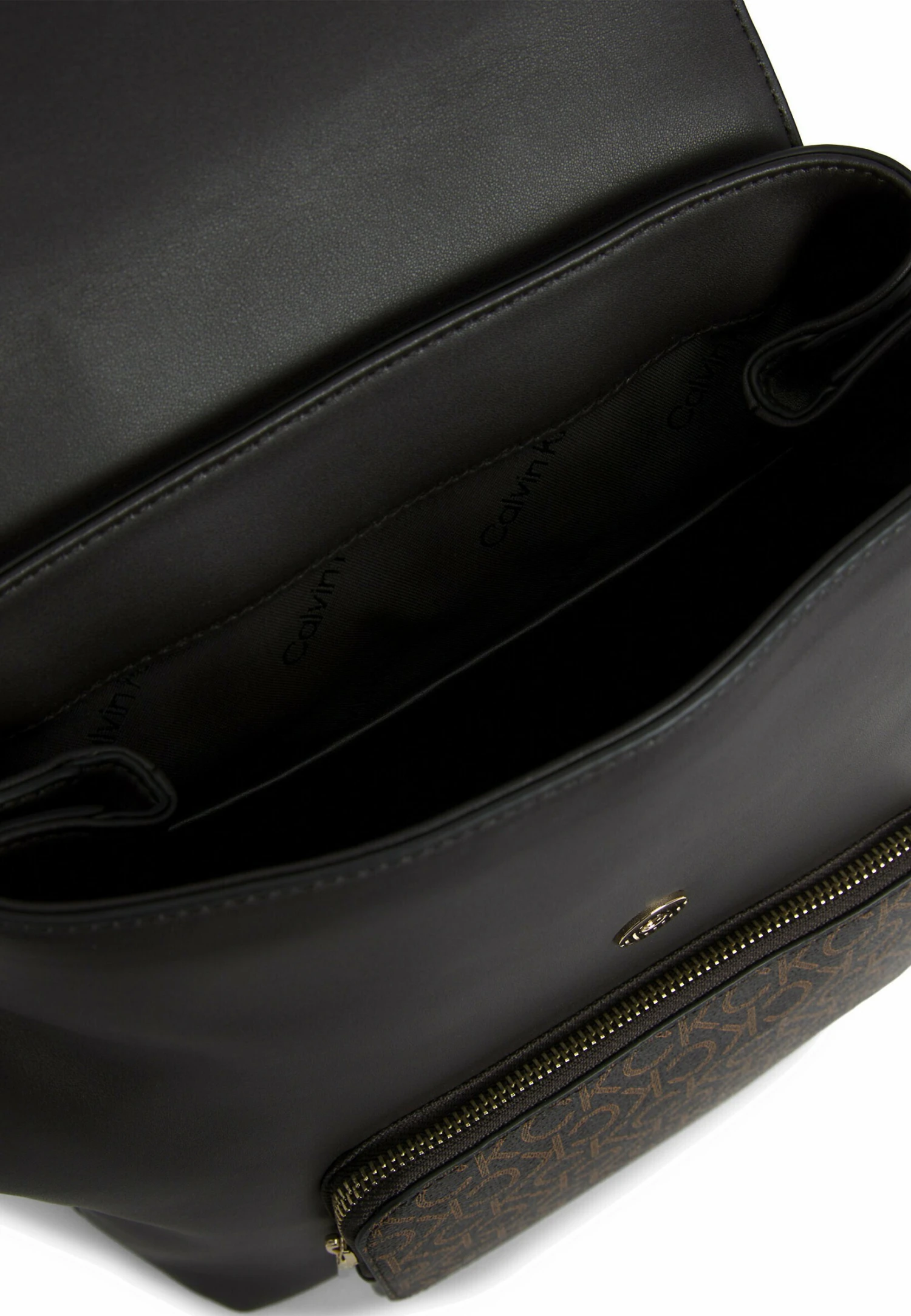 Calvin Klein Logo Flap - Rugzak - Brown Mono - Afbeelding 5