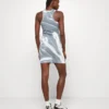 Calvin Klein Jeans Motion Blur Tank Dress - Etui-Jurk - Light Blue