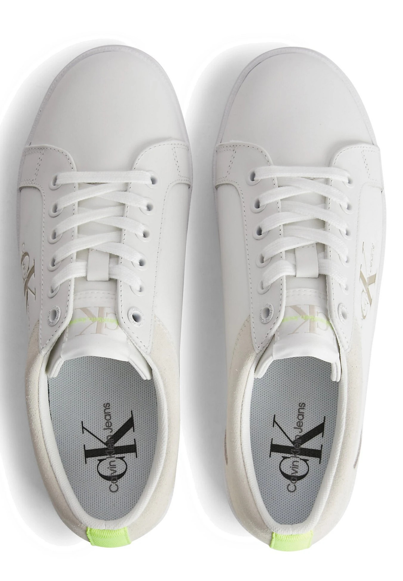 Calvin Klein Jeans Low Profile Fluo Contrast - Sneakers Laag - White - Afbeelding 3