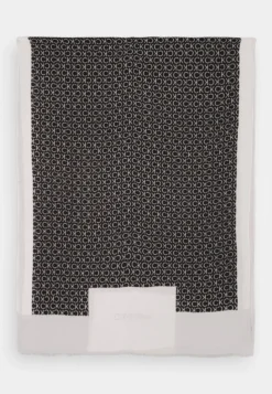 Calvin Klein Geo Minimal Logo Shawl - Sjaal - Black