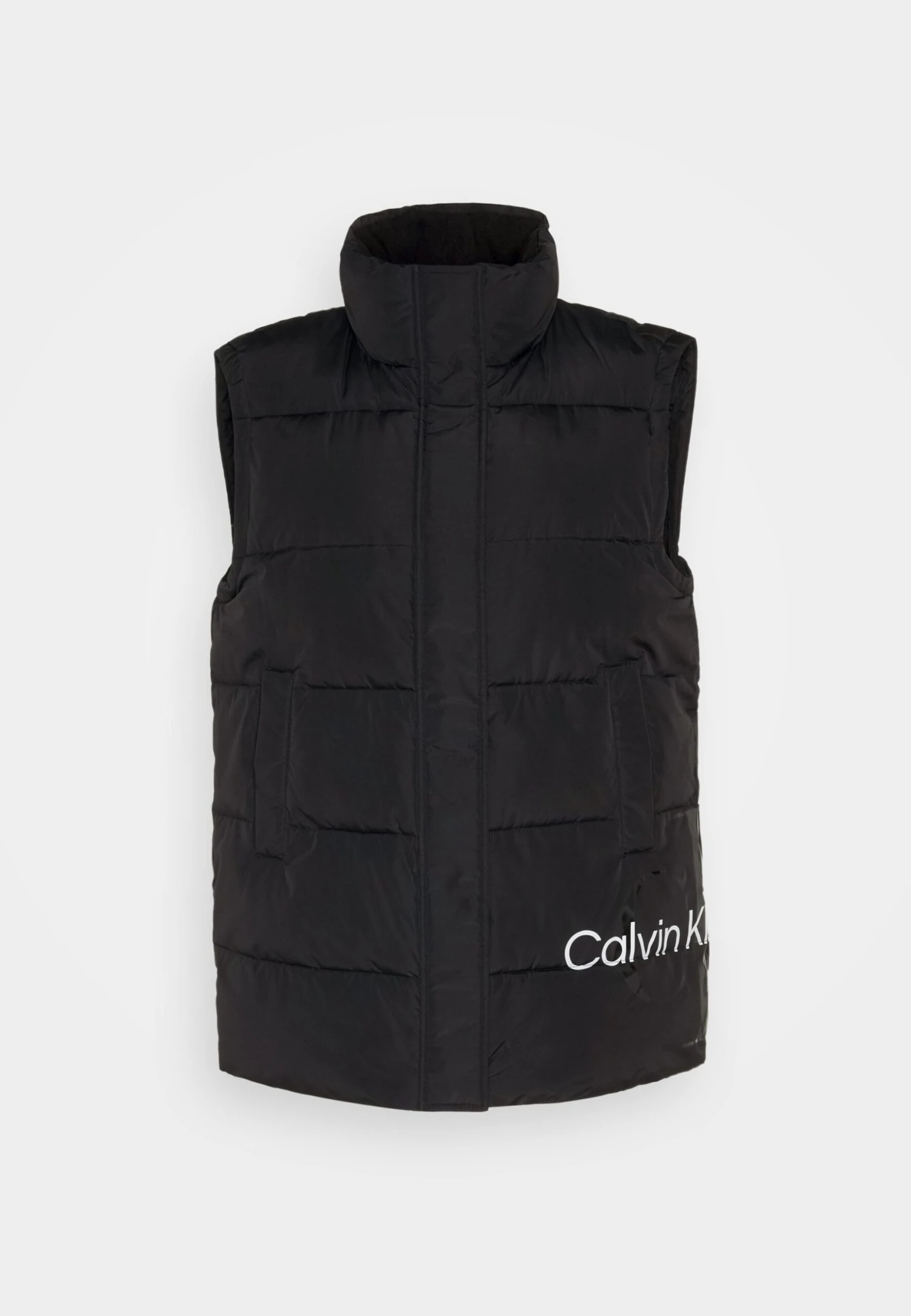 Calvin Klein Jeans Blown Up Long Vest - Bodywarmer - Black - Afbeelding 5