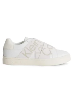 Calvin Klein Jeans Classic Cupsole Elast Webbing - Instappers - White/Ancient White