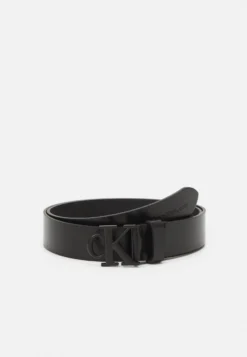 Calvin Klein Jeans Round Mono Belt - Riem - Black
