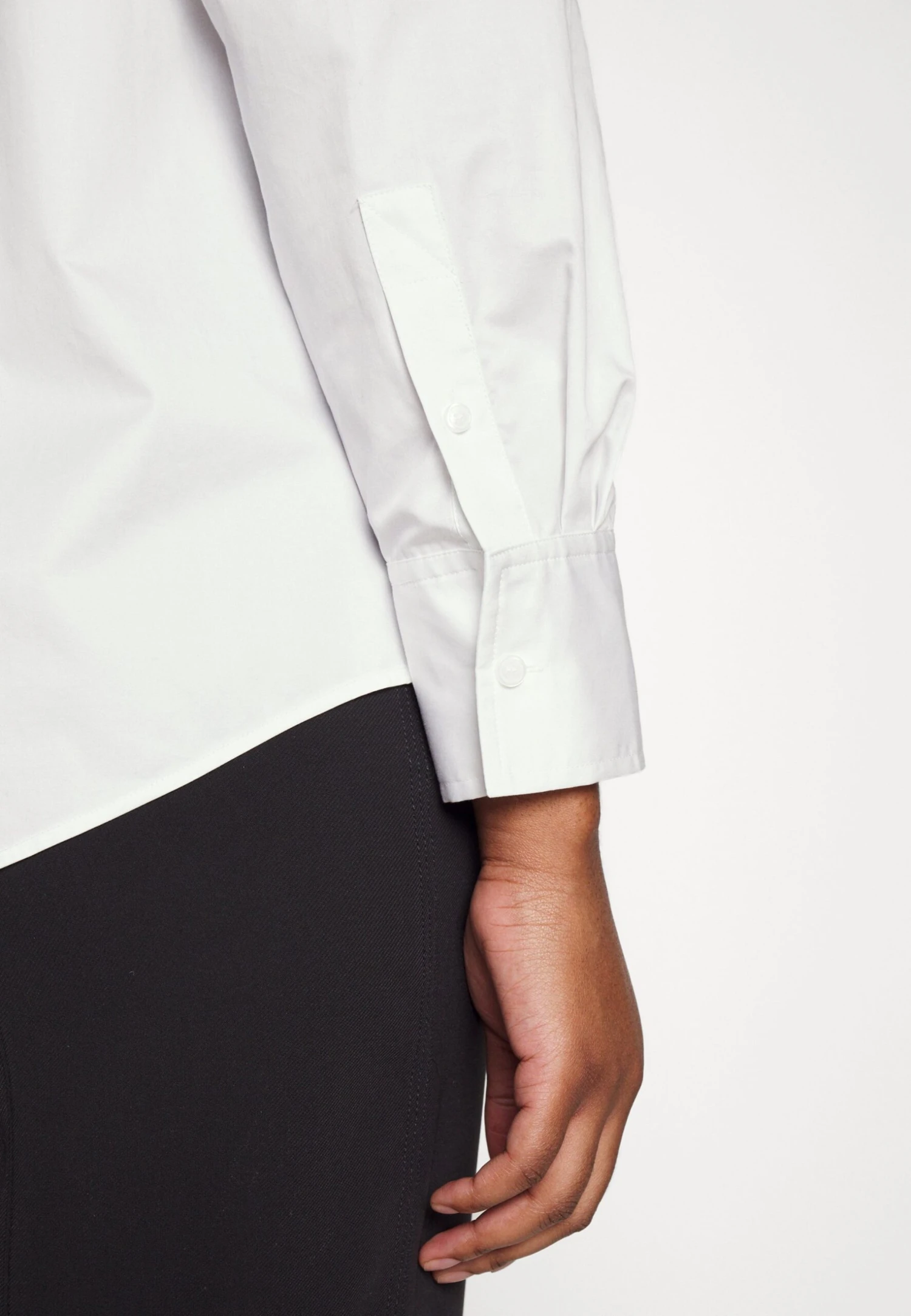 Calvin Klein Inclusive Relaxed Cotton Shirt - Blouse - Bright White - Afbeelding 5