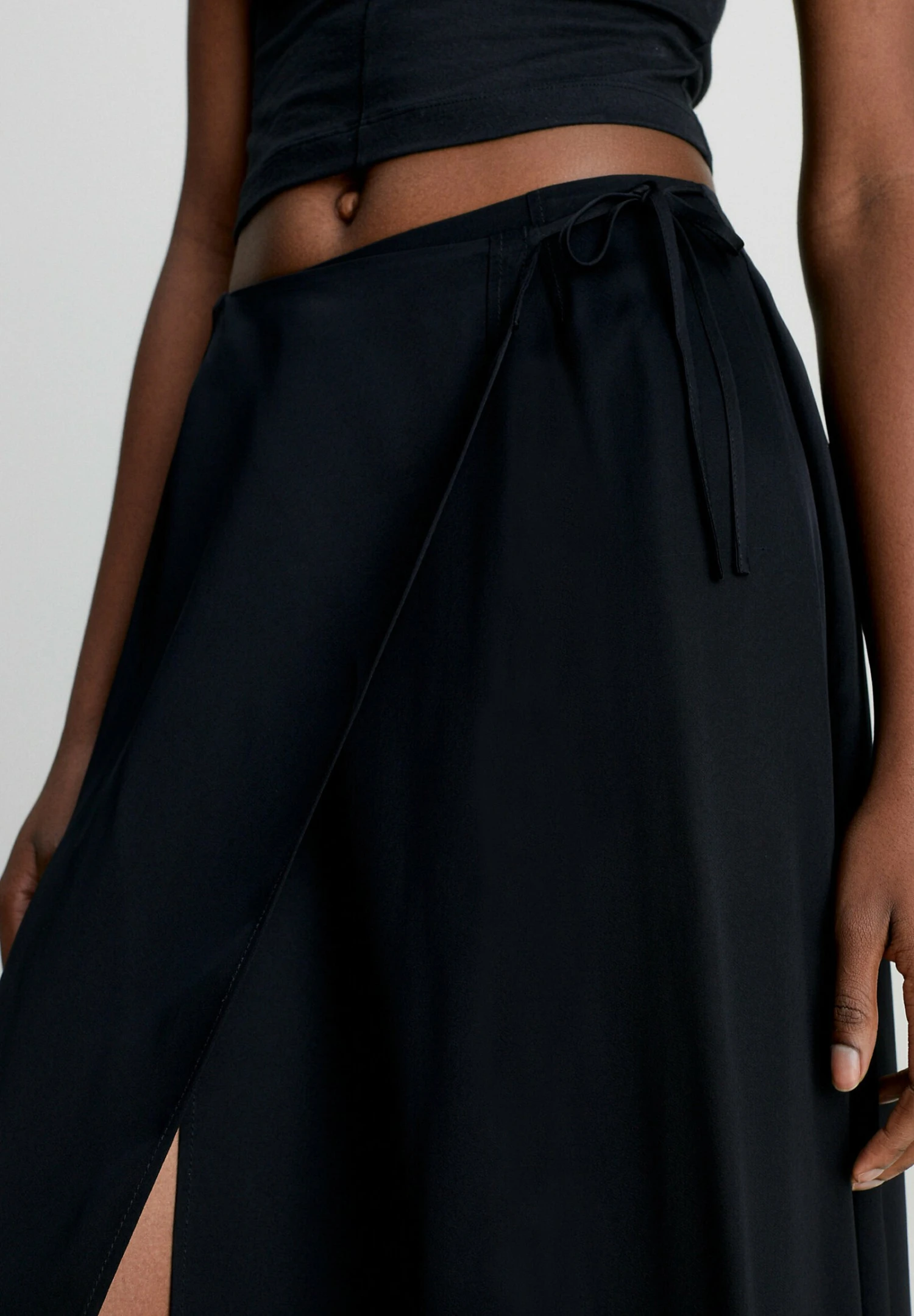 Calvin Klein Shine - Wikkelrok - Ck Black - Afbeelding 4