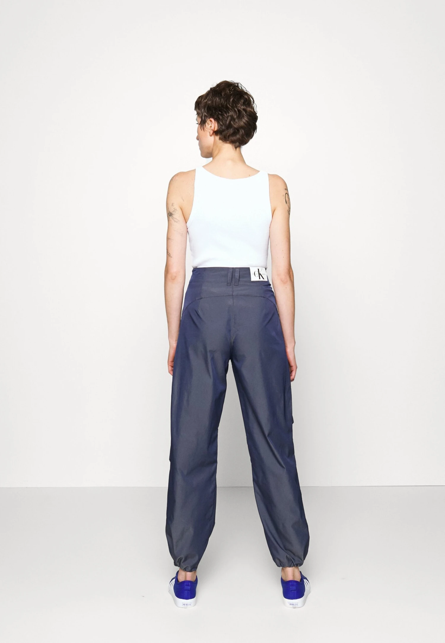Calvin Klein Jeans Two Tone Parachute Pant - Broek - Blue Grey - Afbeelding 3