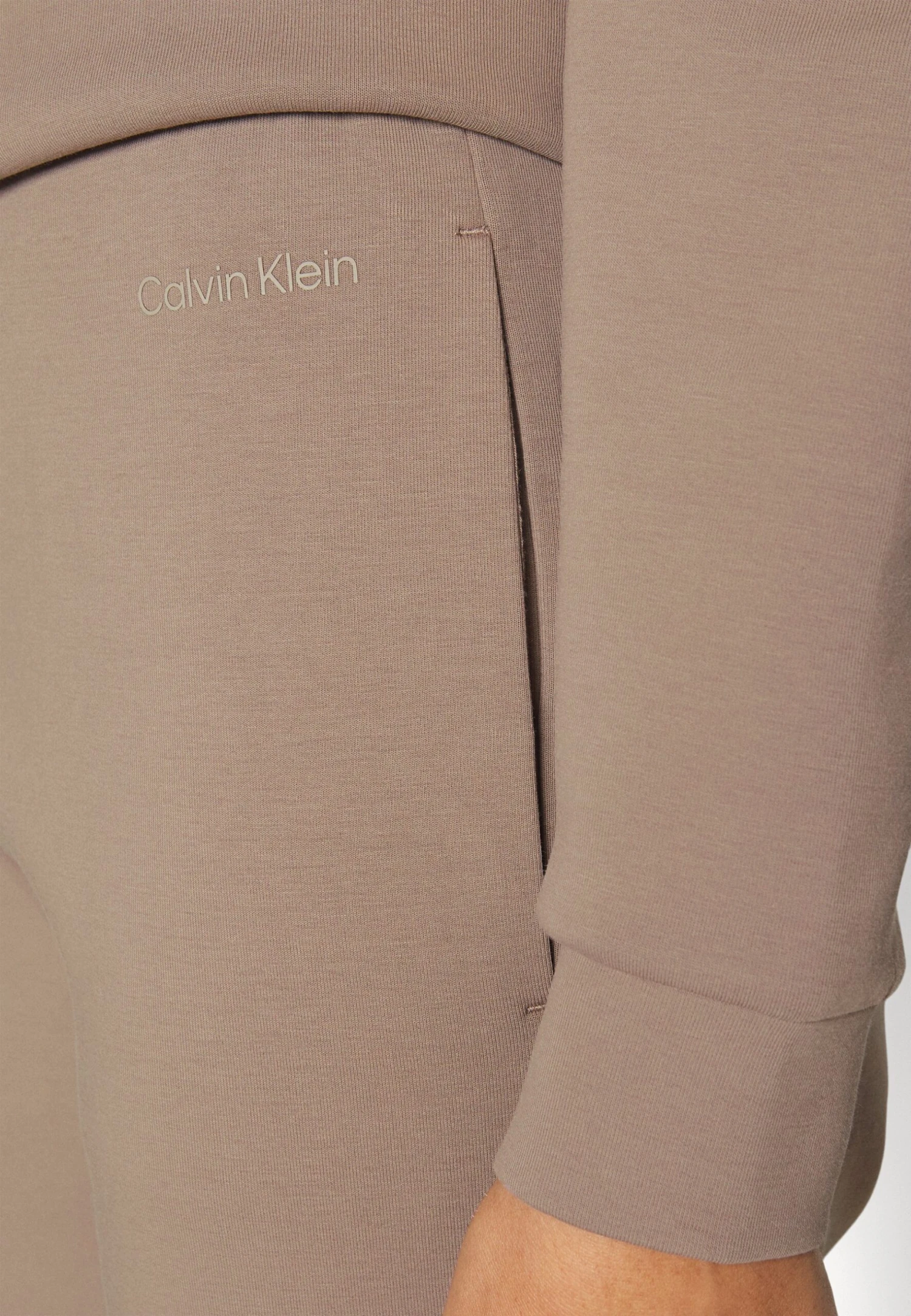 Calvin Klein Minimal Logo Scuba - Trainingsbroek - City Taupe - Afbeelding 6