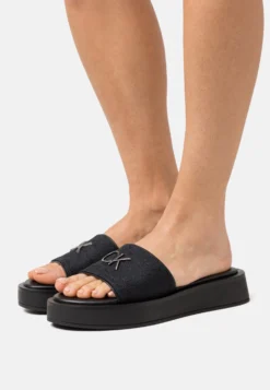 Calvin Klein Dress Flatform- Muiltjes - Black