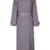 Calvin Klein Oversize Doppiopetto - Trenchcoat - Purple