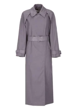 Calvin Klein Oversize Doppiopetto - Trenchcoat - Purple