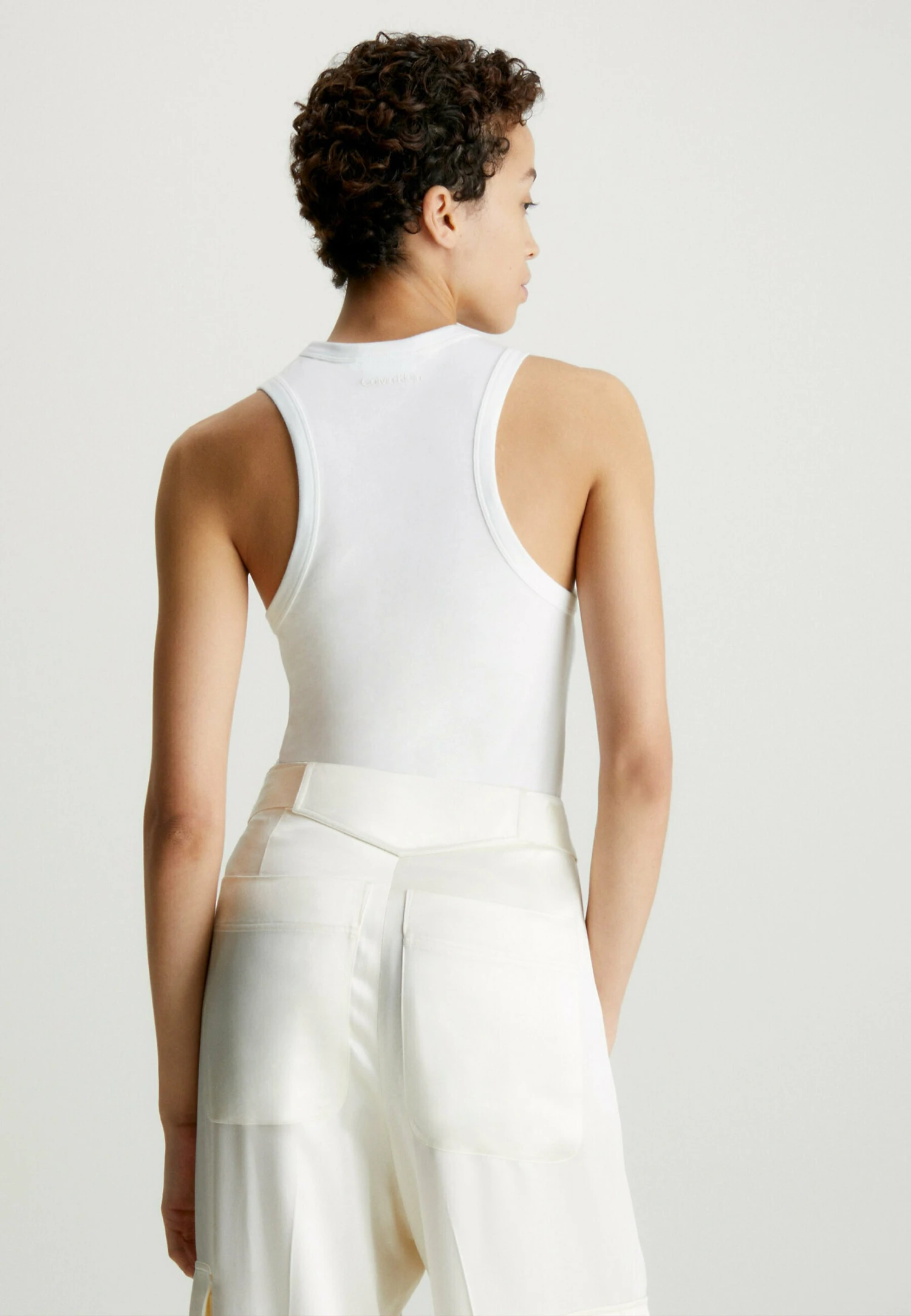 Calvin Klein Racerback Tank - Top - Bright White - Afbeelding 3