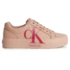 Calvin Klein Jeans Vulc Flatform Over Brand - Sneakers Laag - Cafe Creme/Merlot