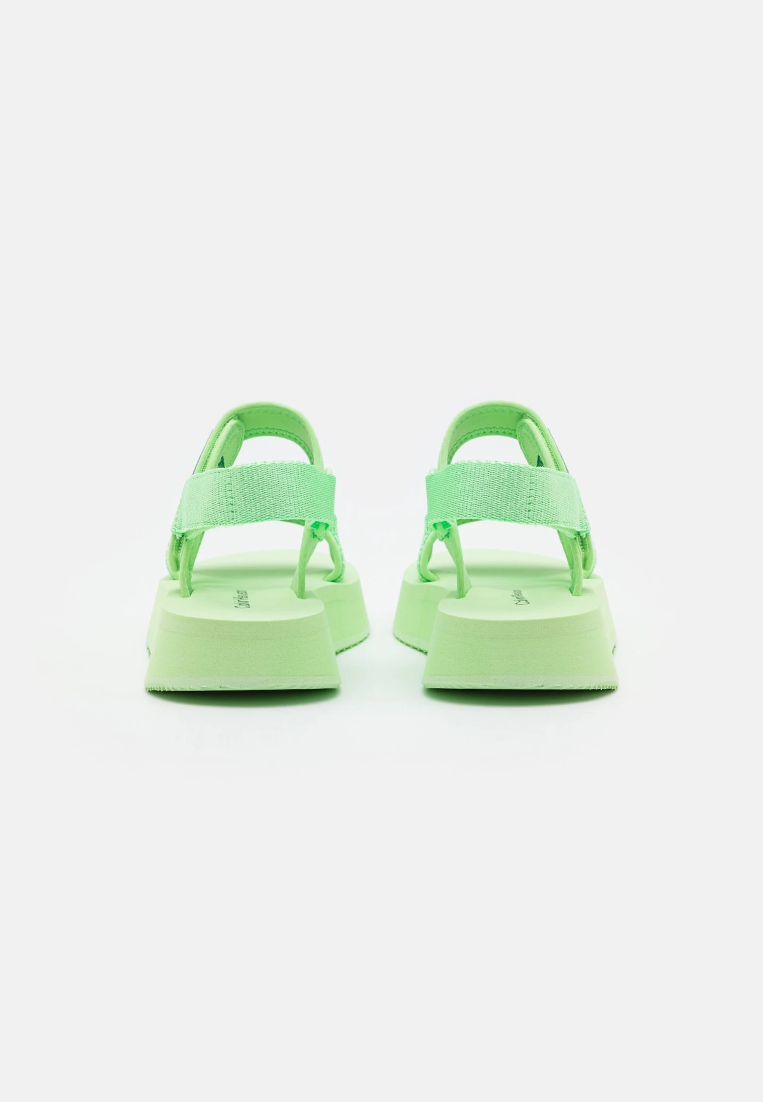 Calvin Klein Jeans Prefresato Badge - Sandalen Met Plateauzool - Light Green - Afbeelding 4
