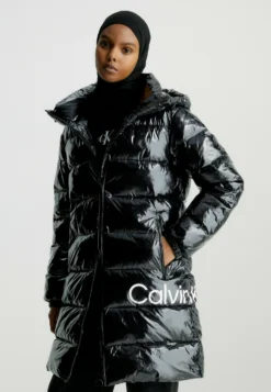 Calvin Klein Jeans High Shine Puffer- Winterjas - Ck Black