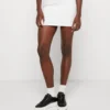 Calvin Klein Jeans Slub Skirt - Minirok - Bright White