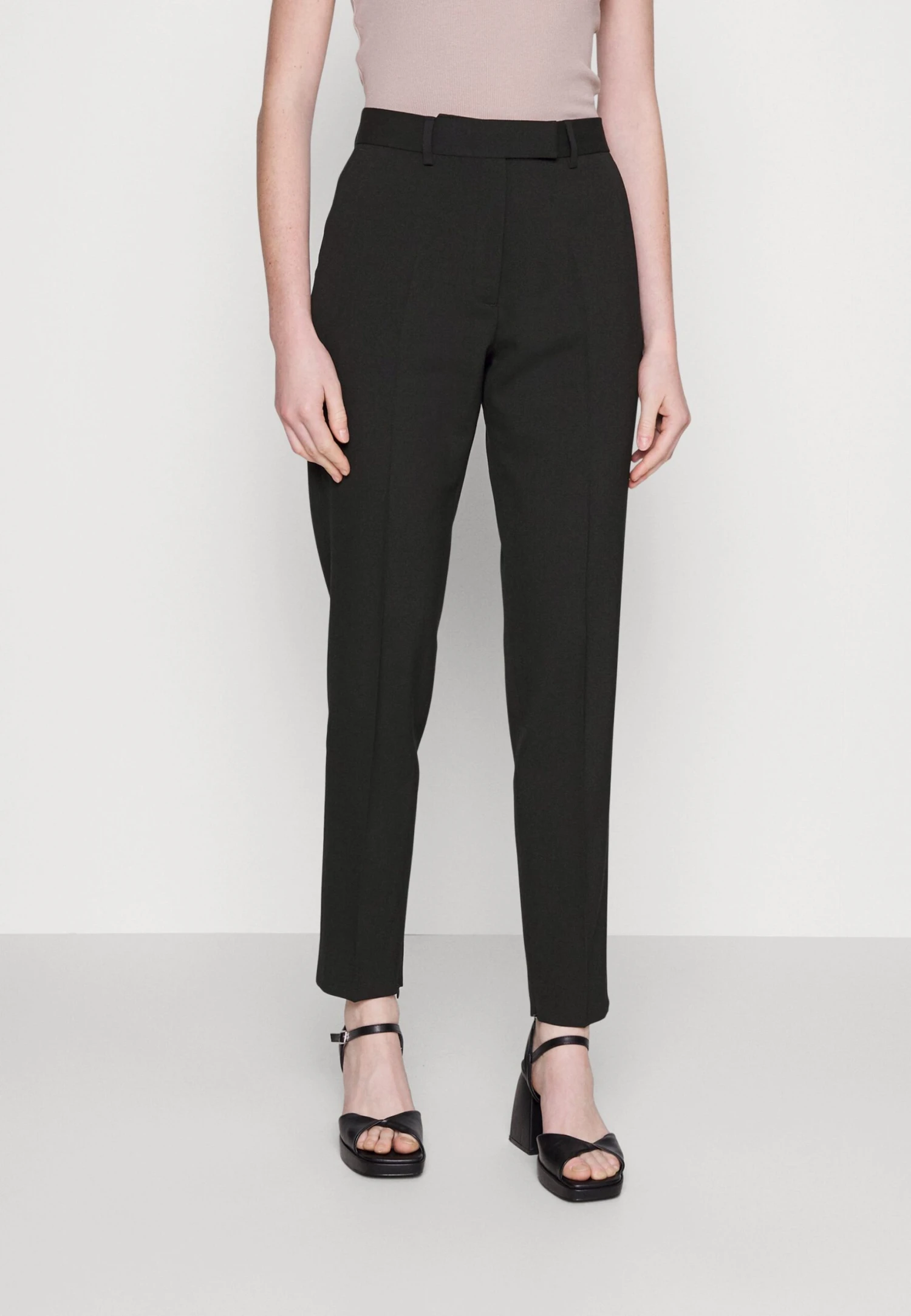 Calvin Klein Stretch Slim Tailored Pant - Broek - Black