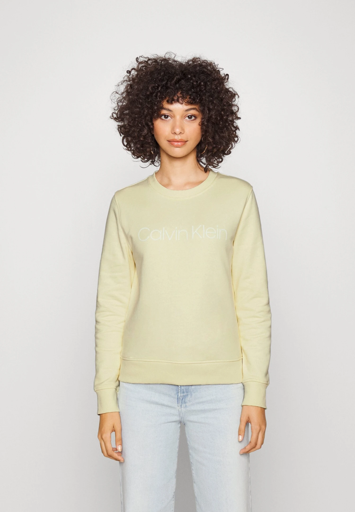 Calvin Klein Core Logo - Sweater - Buttercream Frost