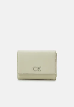 Calvin Klein Lock Trifold- Portemonnee - Stoney Beige