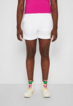 Calvin Klein Jeans Monologo Unisex - Shorts - Bright White