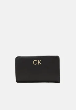 Calvin Klein Lock Bifold French - Portemonnee - Black