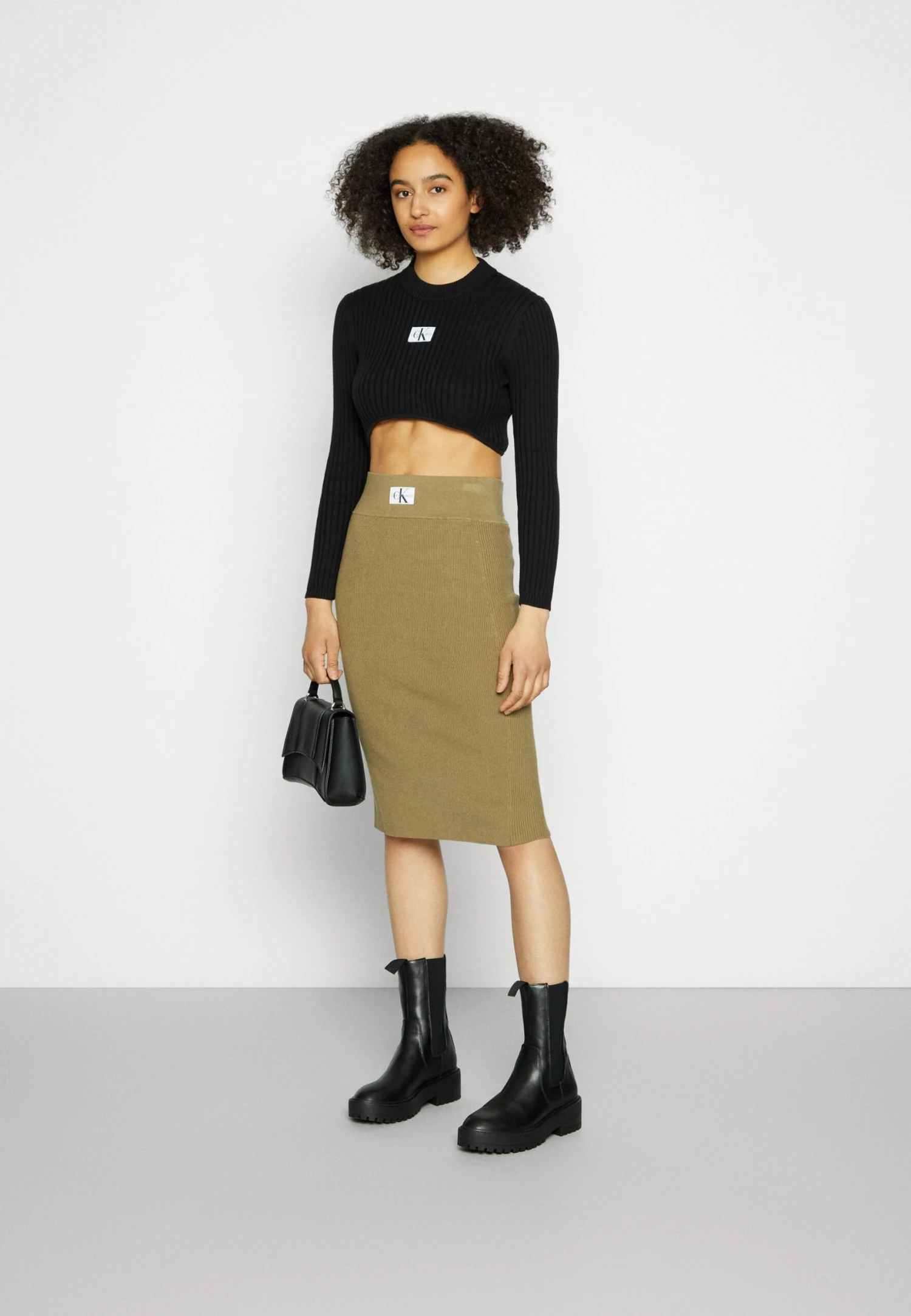 Calvin Klein Jeans Badge Skirt - Kokerrok - Woodridge - Afbeelding 2
