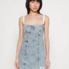 Calvin Klein Jeans Corset Dress - Spijkerjurk - Denim Light