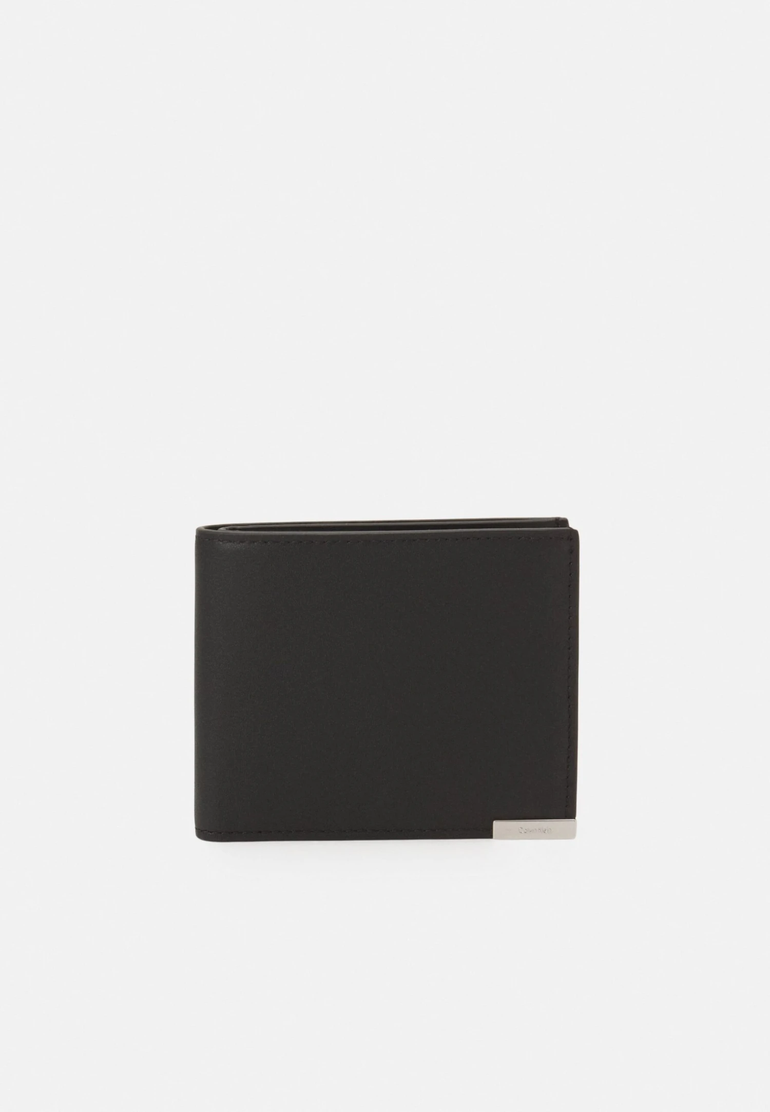 Calvin Klein Modern Plaque Bifold Coin Unisex - Portemonnee - Black