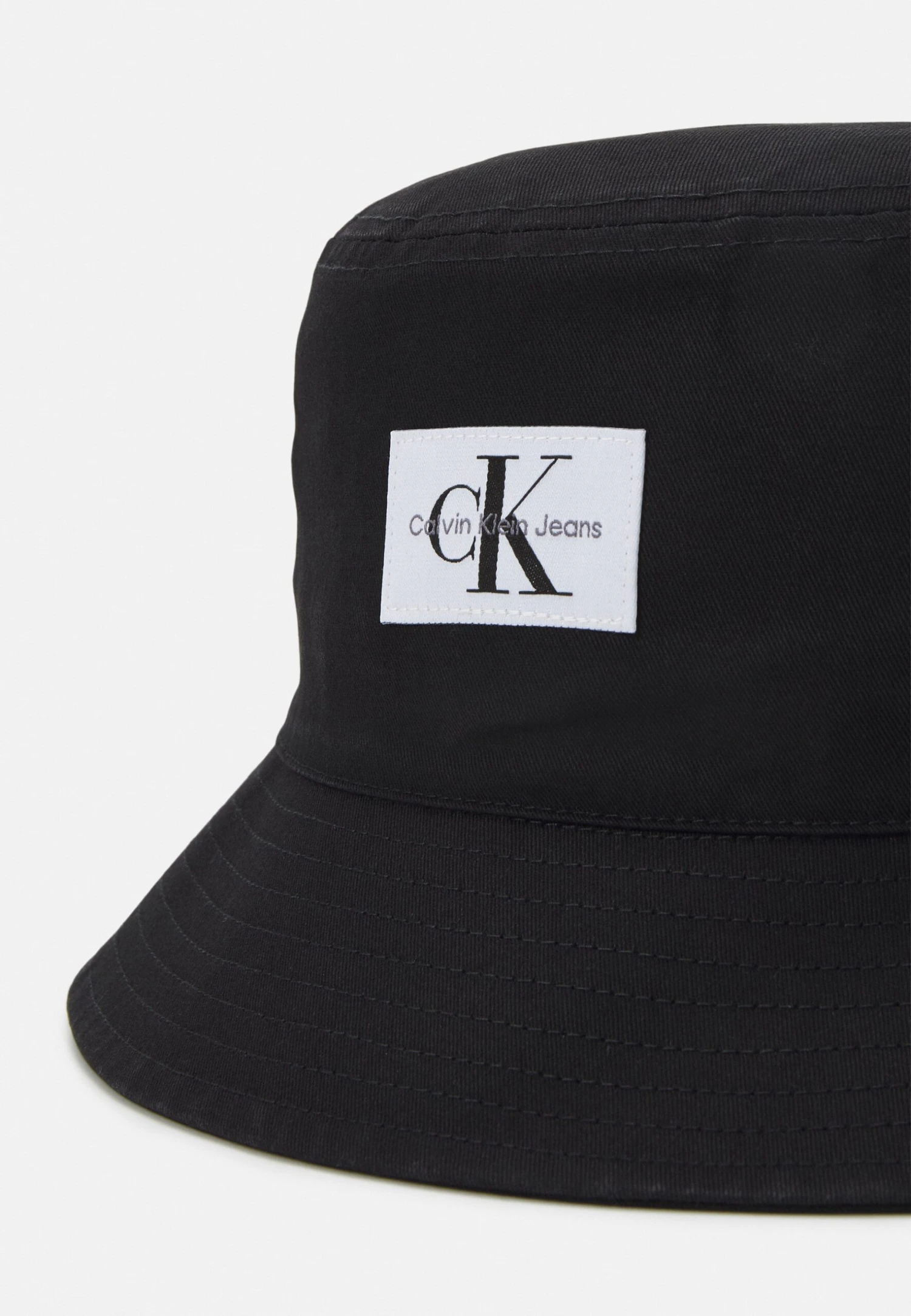 Calvin Klein Jeans Mono Logo Patch Bucket Hat Unisex - Hoed - Black - Afbeelding 3