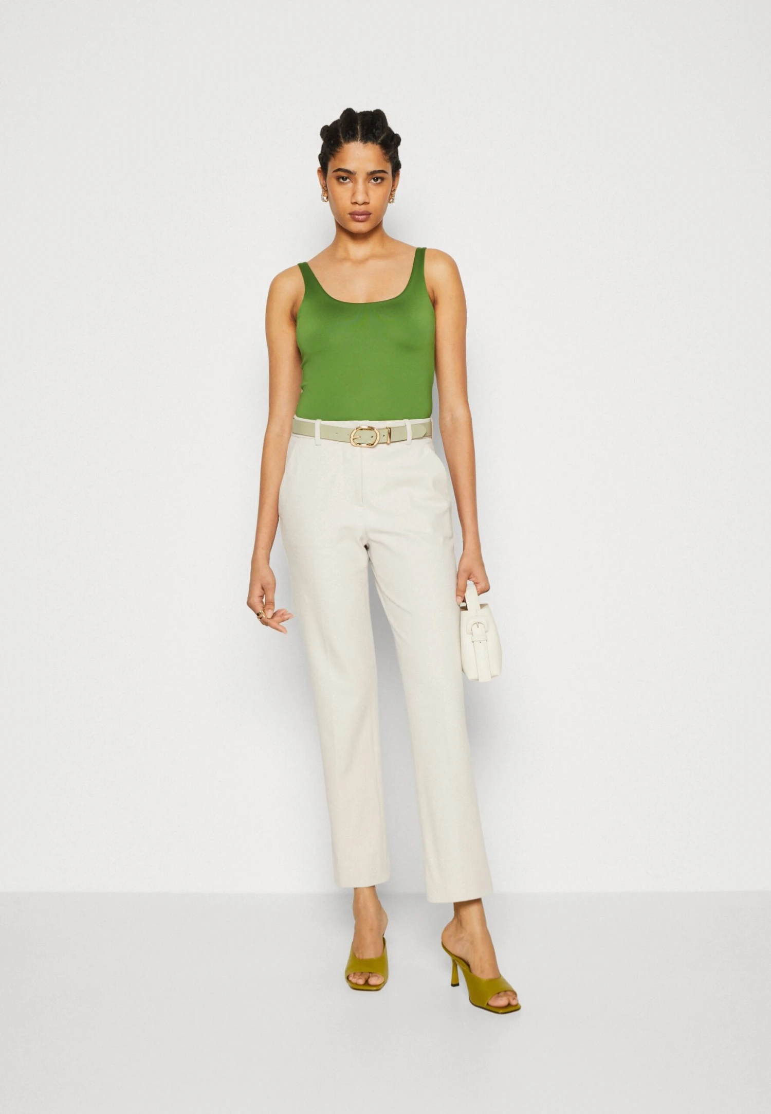 Calvin Klein Slim Ankle - Broek - Silver Gray - Afbeelding 2