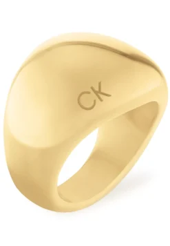 Calvin Klein Gp Ring Size 54 - Ring - Gold-Coloured