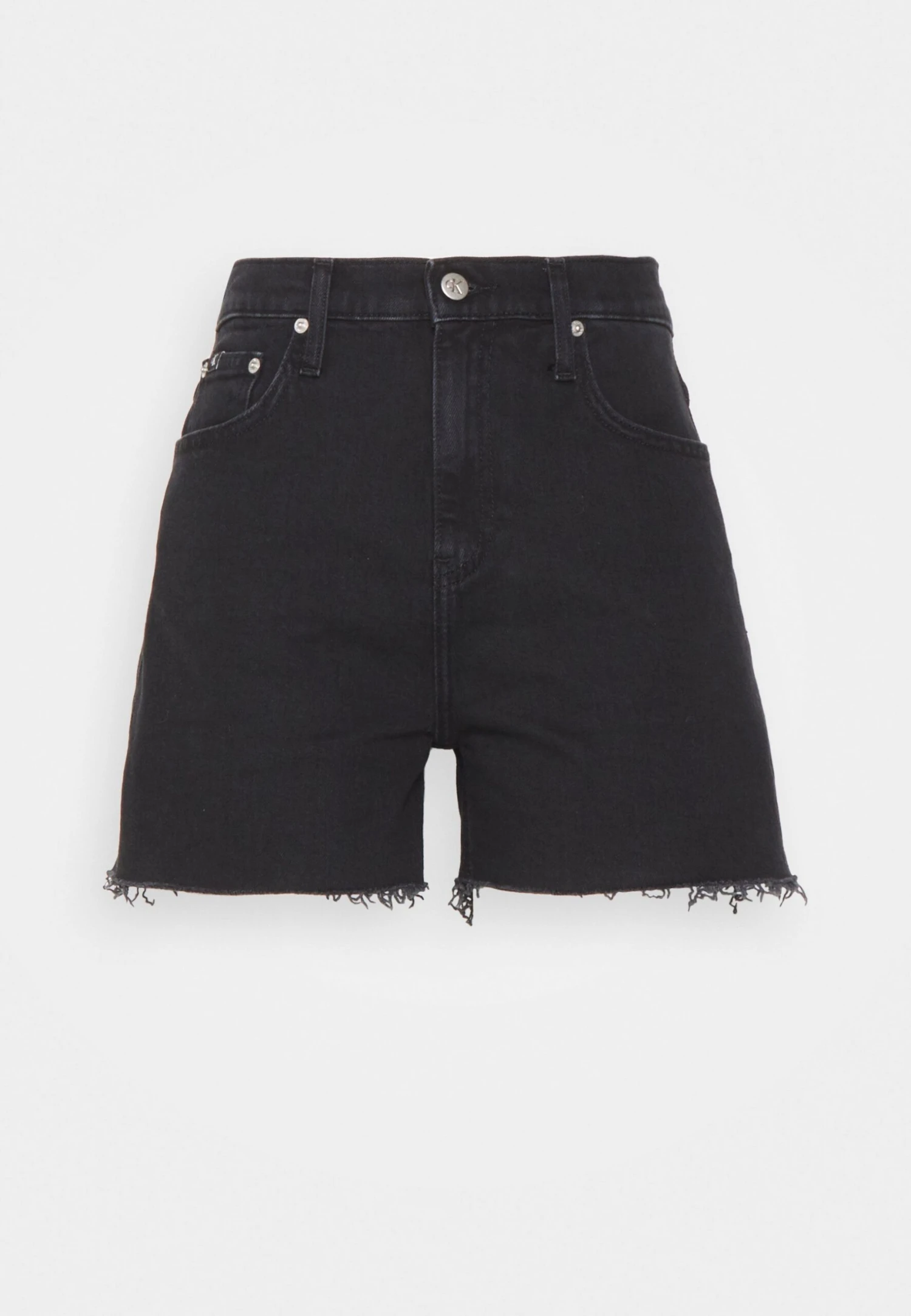 Calvin Klein Jeans Mom - Jeansshort - Denim Black - Afbeelding 4