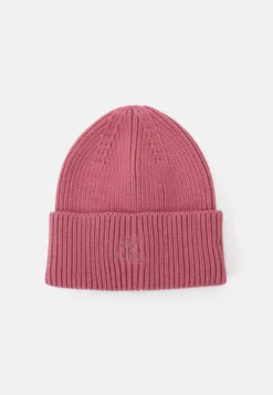 Calvin Klein Jeans Minimal Monogram Beanie - Muts - Dark Blush