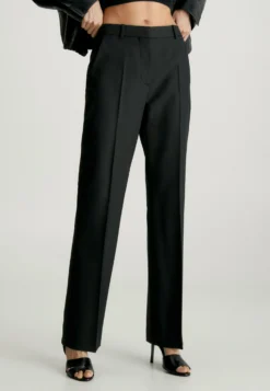 Calvin Klein Straight- Broek - Ck Black
