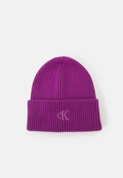 Calvin Klein Jeans Minimal Monogram Beanie - Muts - Berry