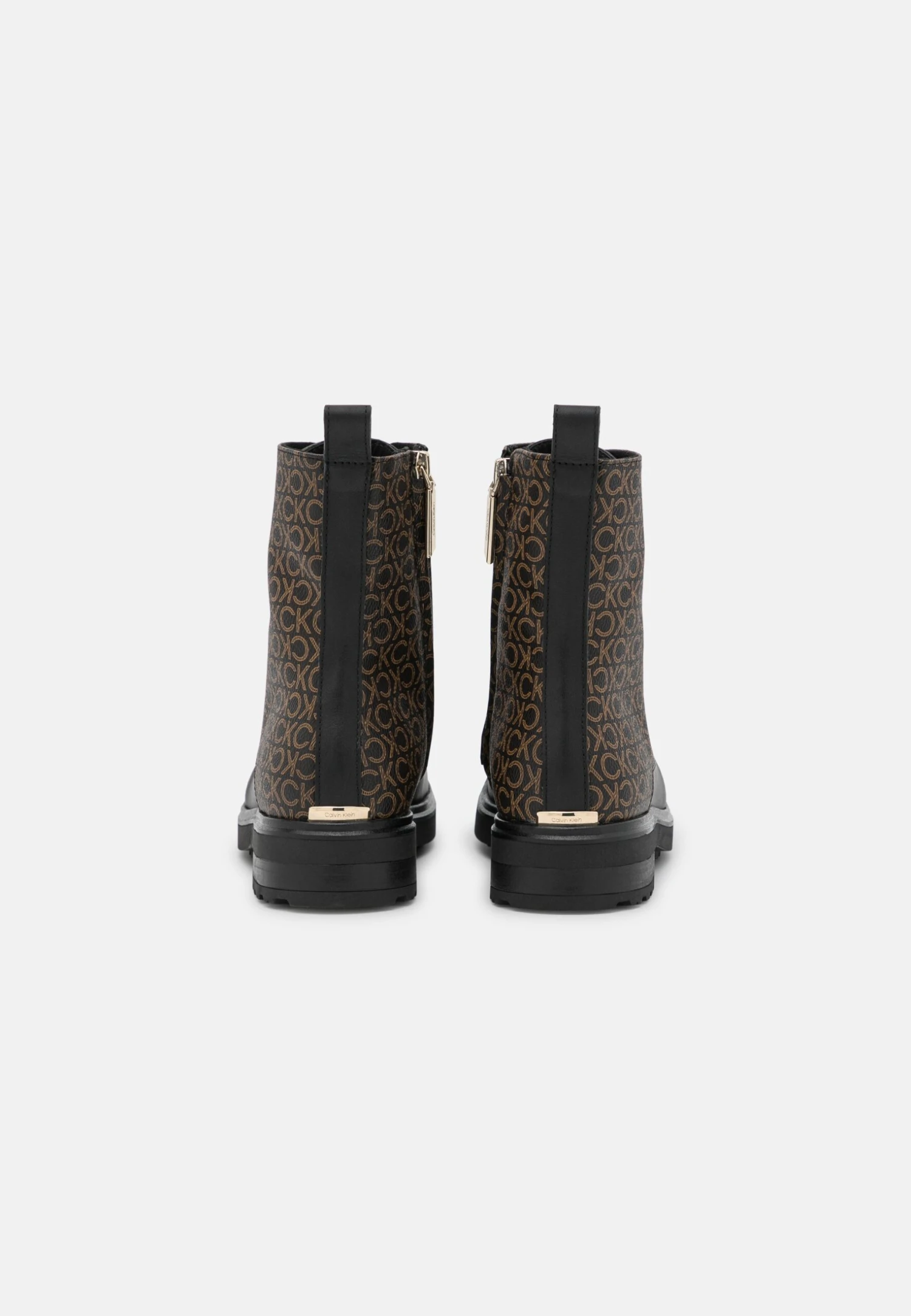 Calvin Klein Cleat Mono Mix - Cowboy-/Bikerlaarsjes - Black/Brown - Afbeelding 4