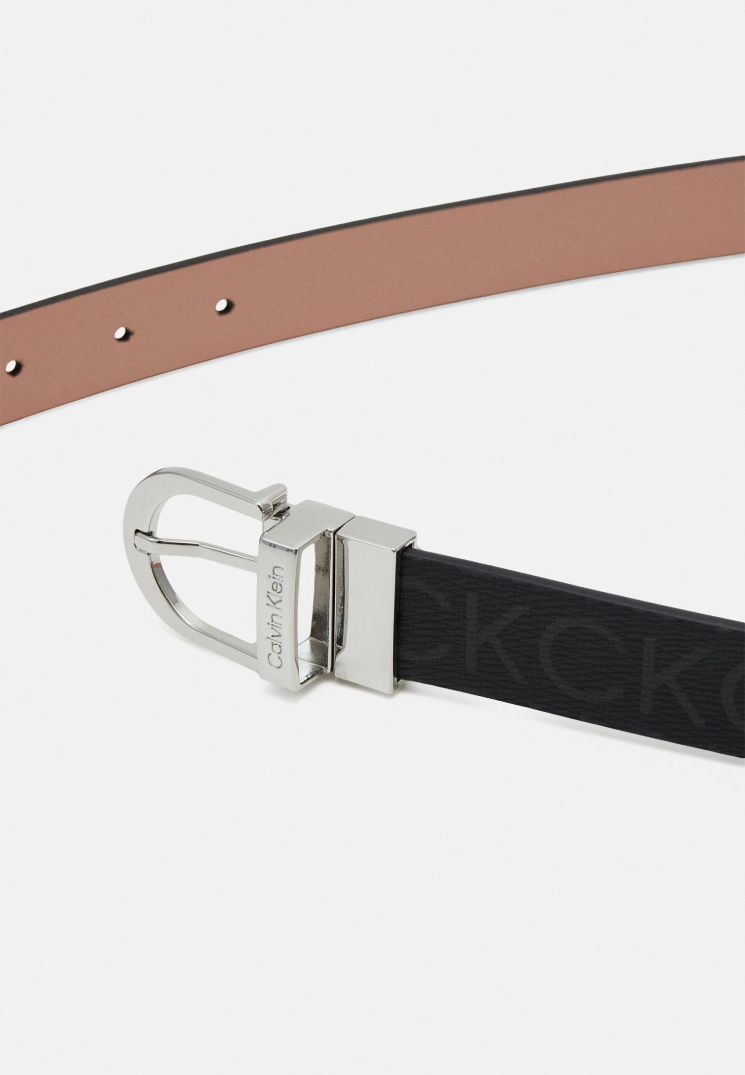 Calvin Klein Must Buckle Belt - Riem - Black/Cafe Au Lait Mono - Afbeelding 2